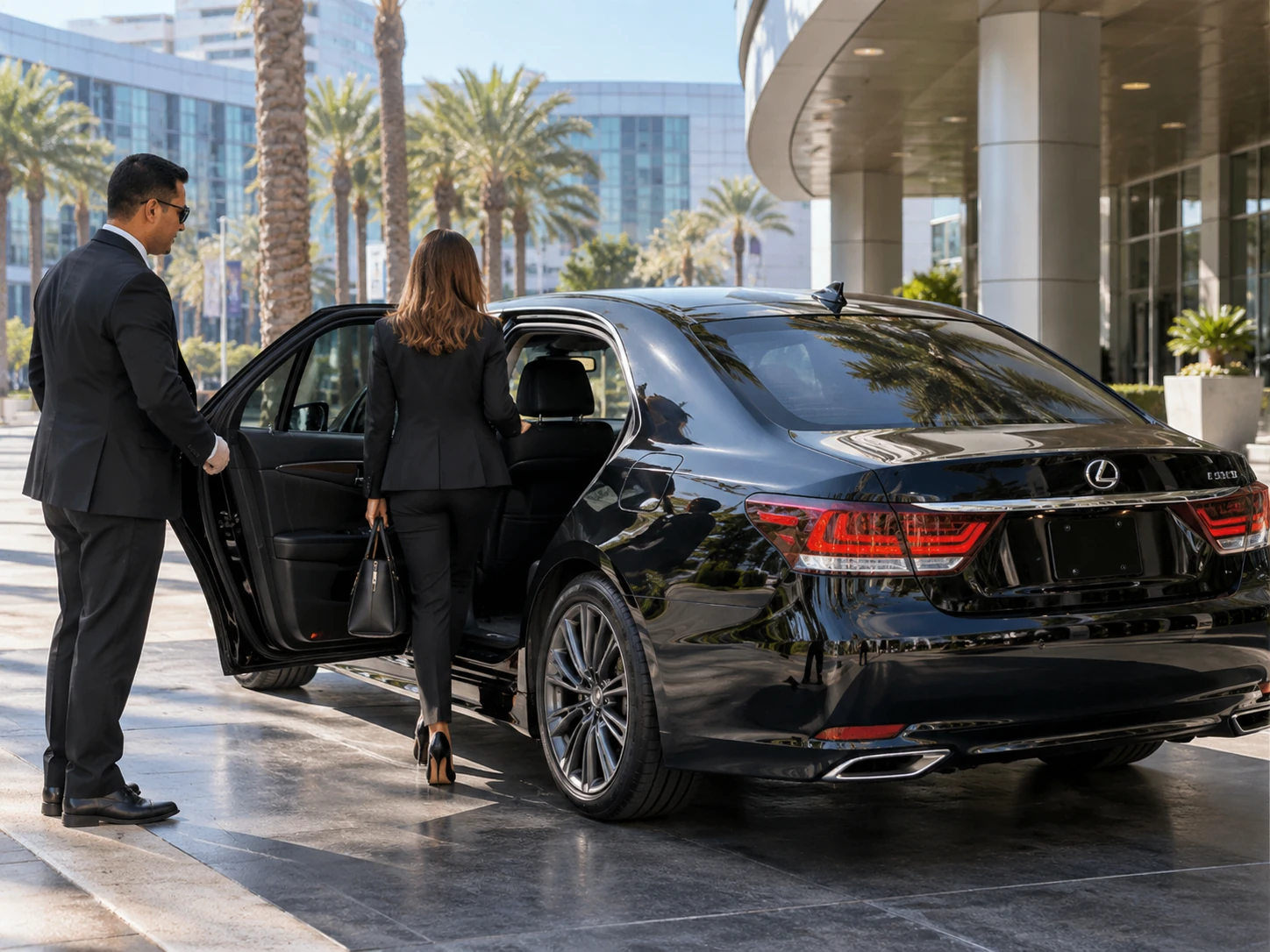 Corporate car service and executive chauffeur transportation
