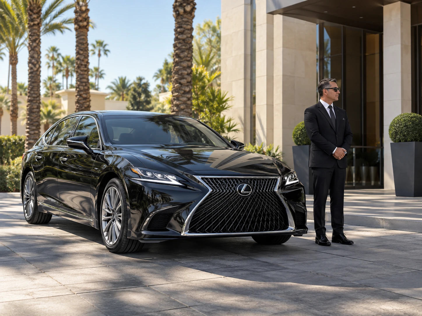 Private car service for travelers comparing limo service with Uber and Lyft in Chino