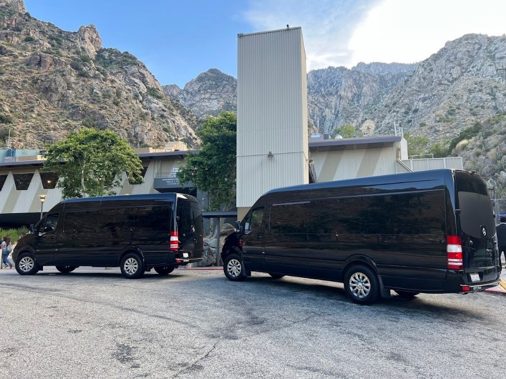 Airport limo service vs rideshare Mercedes Benz Sprinters